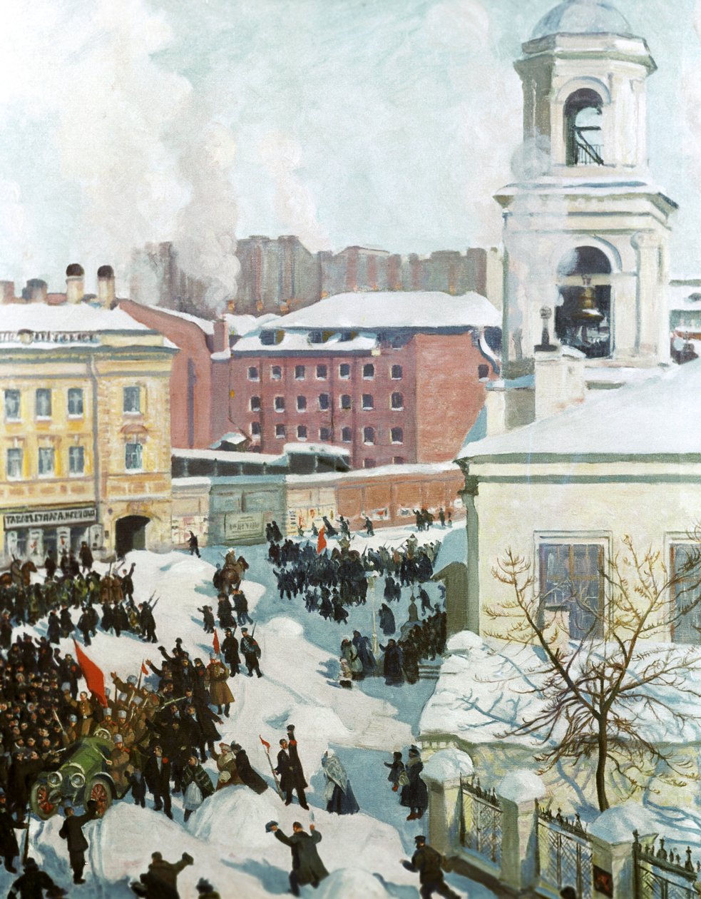 February 27th, 1917 by Boris Mikhailovich Kustodiev