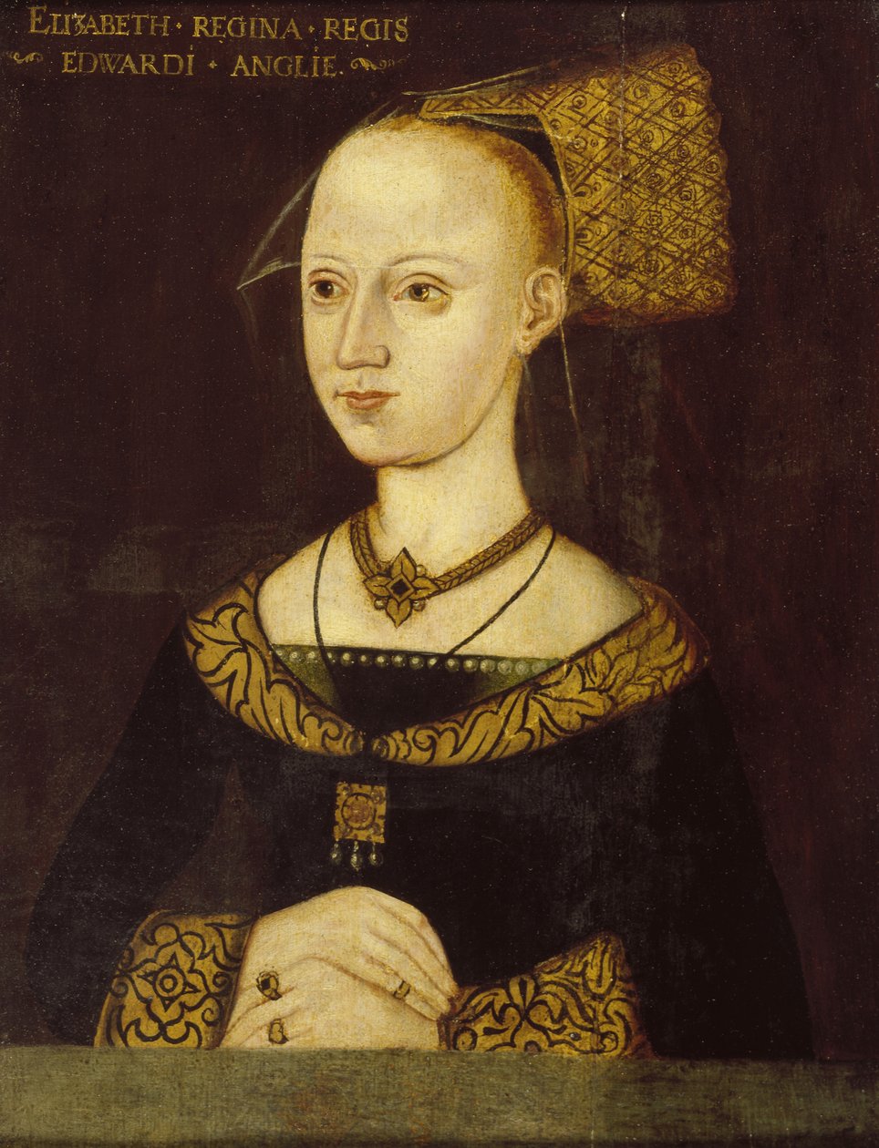 Elizabeth Woodville, Queen of Edward IV, c.1500 by British School