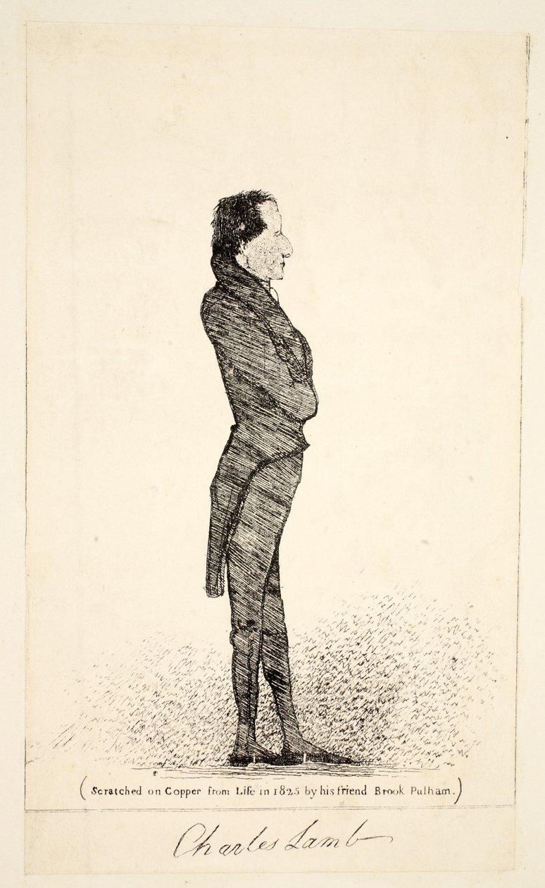 Charles Lamb, 1825 by Brook Pulham