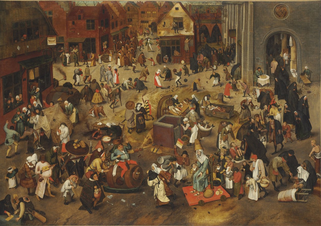 The Fight Between Carnival and Lent by Bruegel