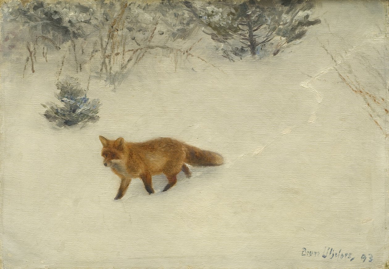 The Fox by Bruno Andreas Liljefors