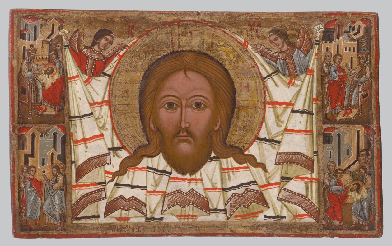 Mandylion icon by Byzantine