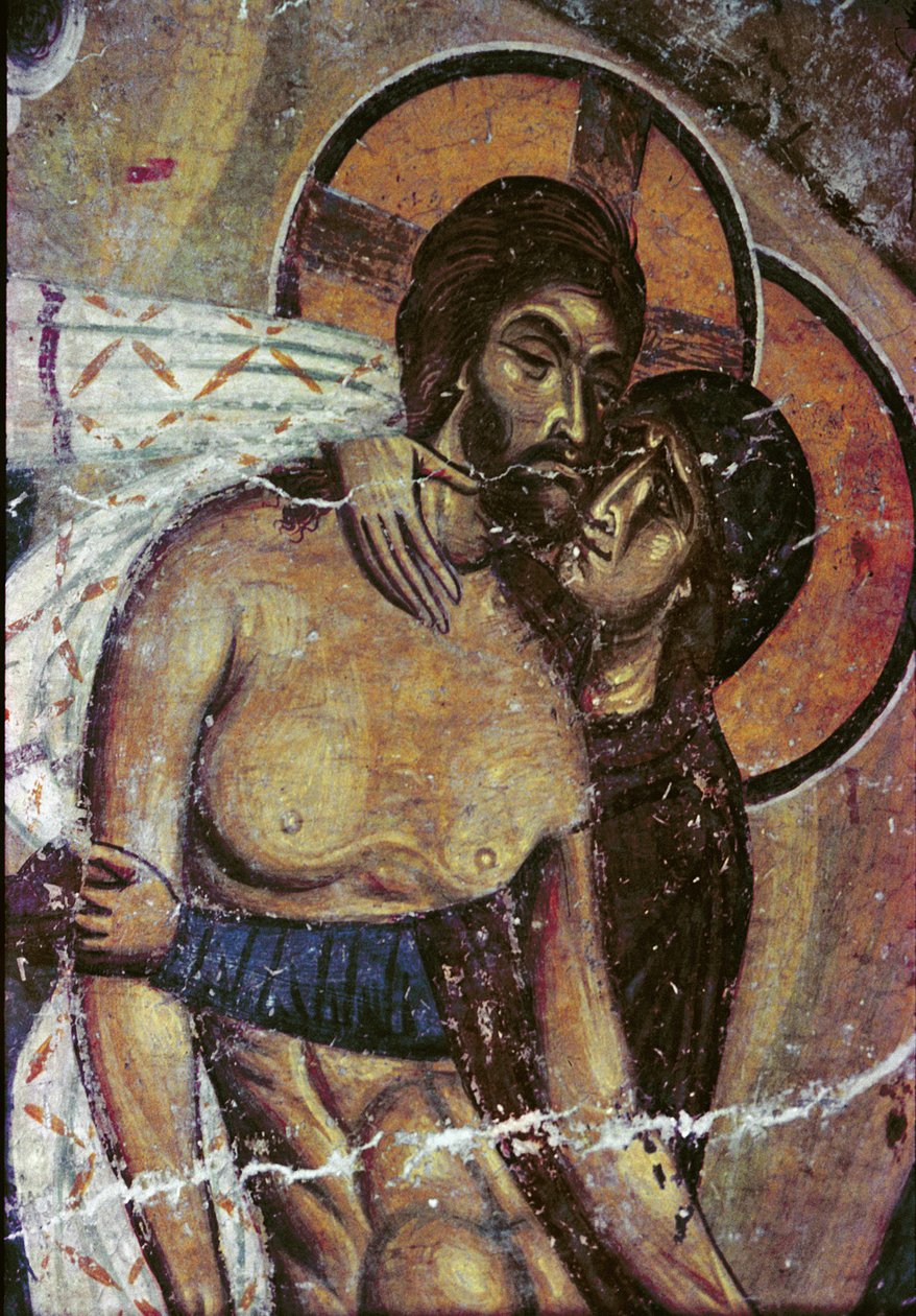 The Lamentation by Byzantine School