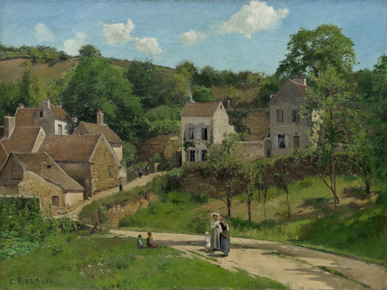 The Hermitage at Pontoise by Camille Jacob Pissarro