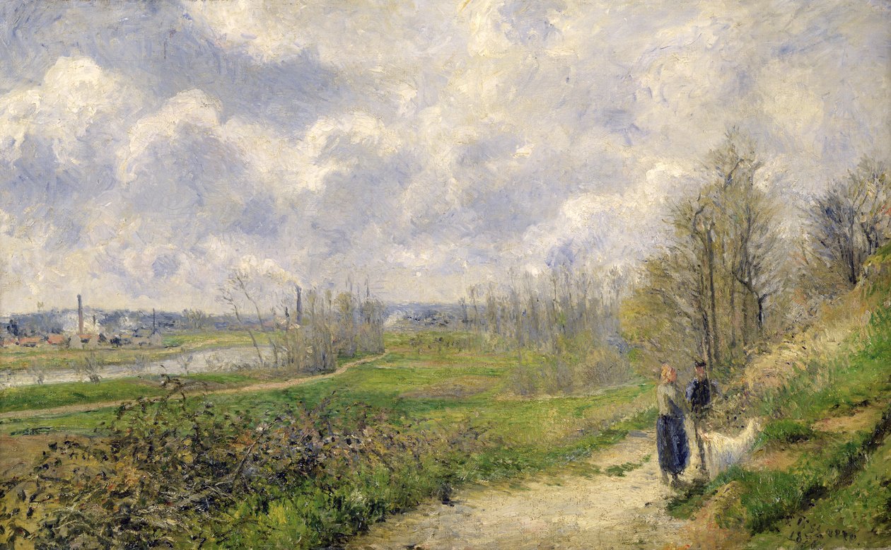 La Sente du Chou, near Pontoise, 1878 by Camille Jacob Pissarro