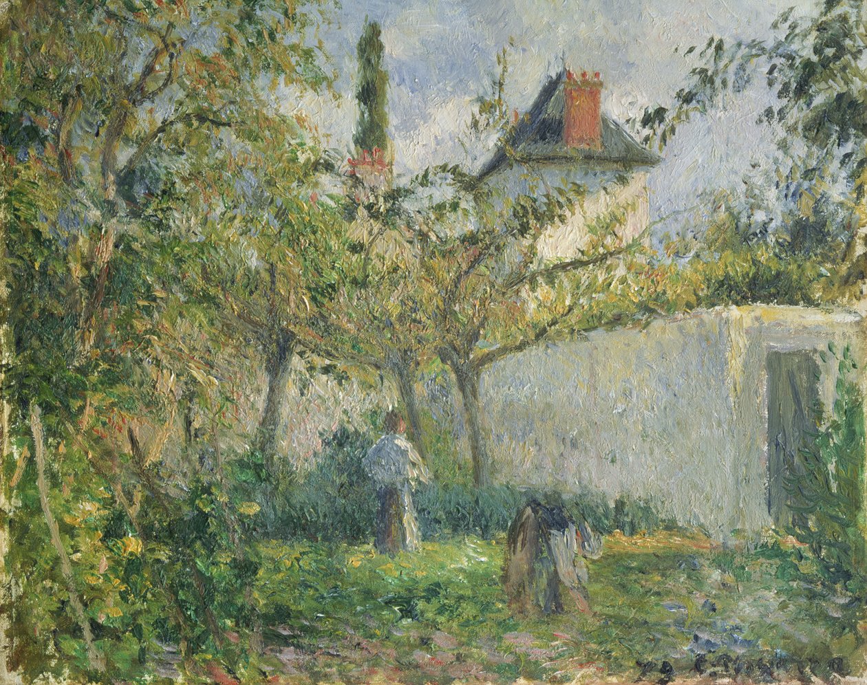 Kitchen Garden and Orchard, Pontoise by Camille Jacob Pissarro