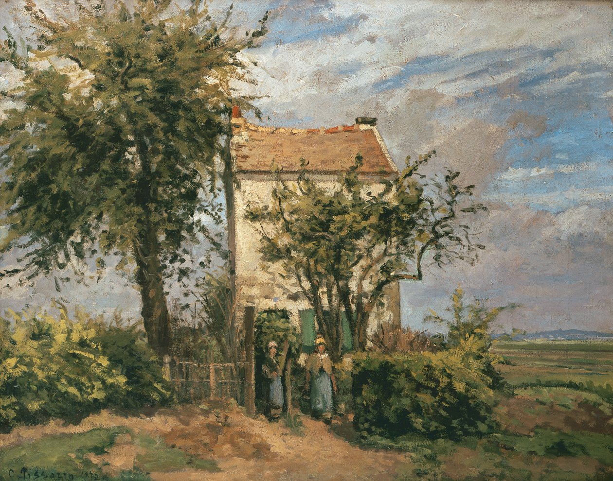 The Road to Rueil by Camille Jacob Pissarro