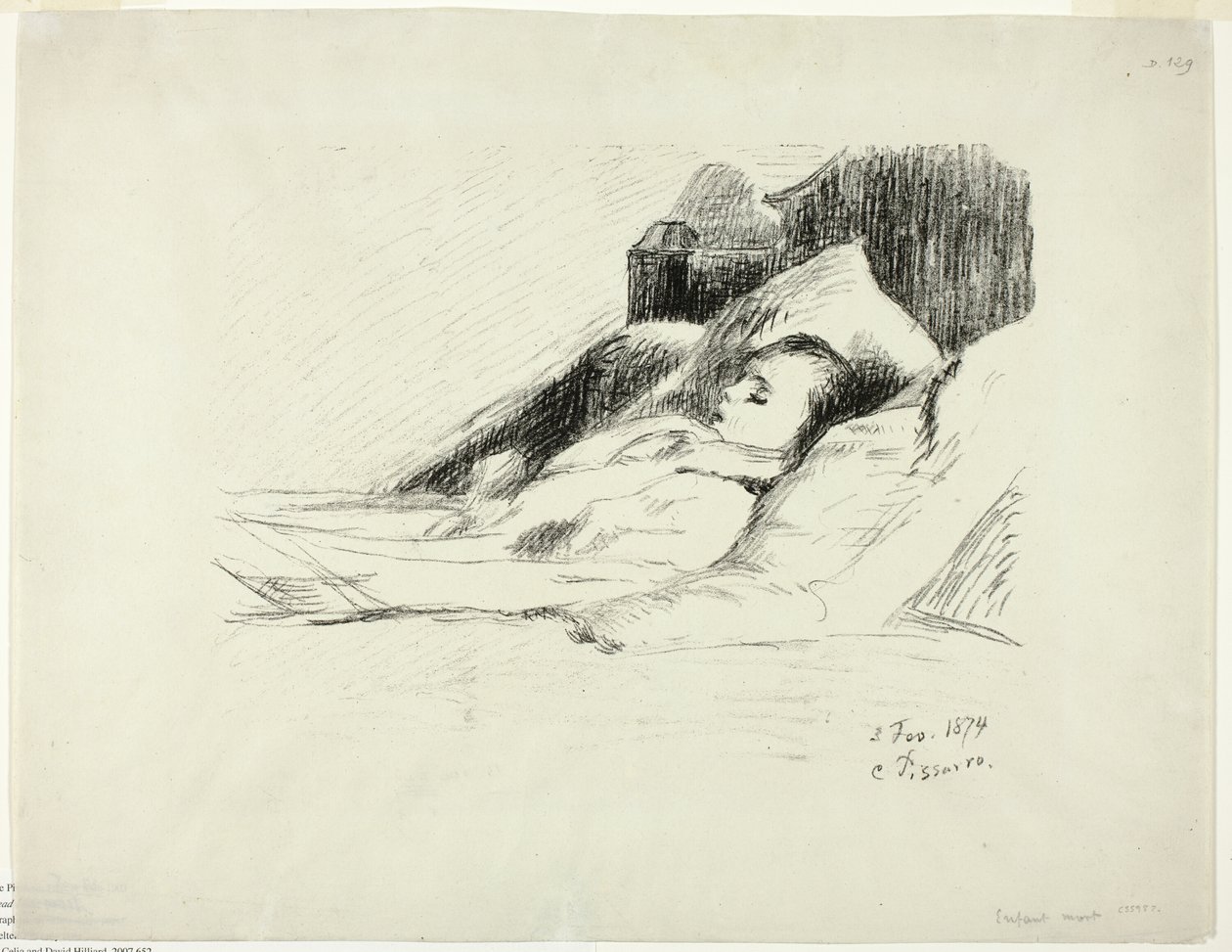 Dead Child by Camille Pissarro