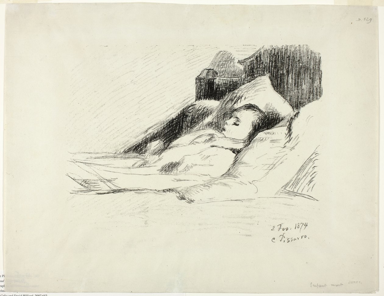 Dead Child by Camille Pissarro
