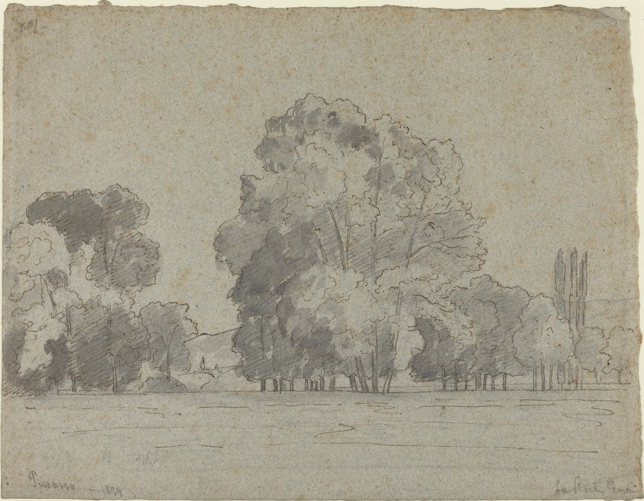 Grove of Trees by Camille Pissarro