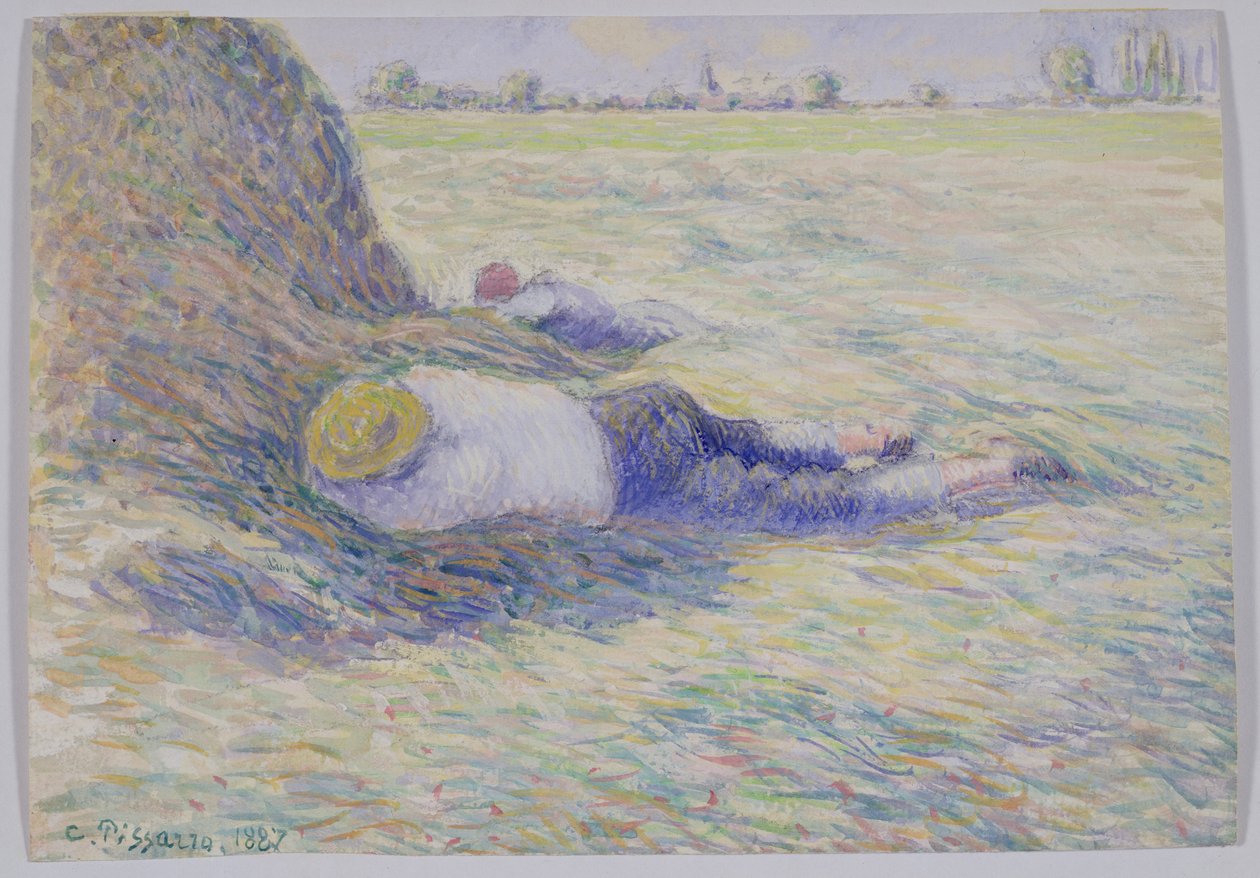 Midday Rest by Camille Jacob Pissarro
