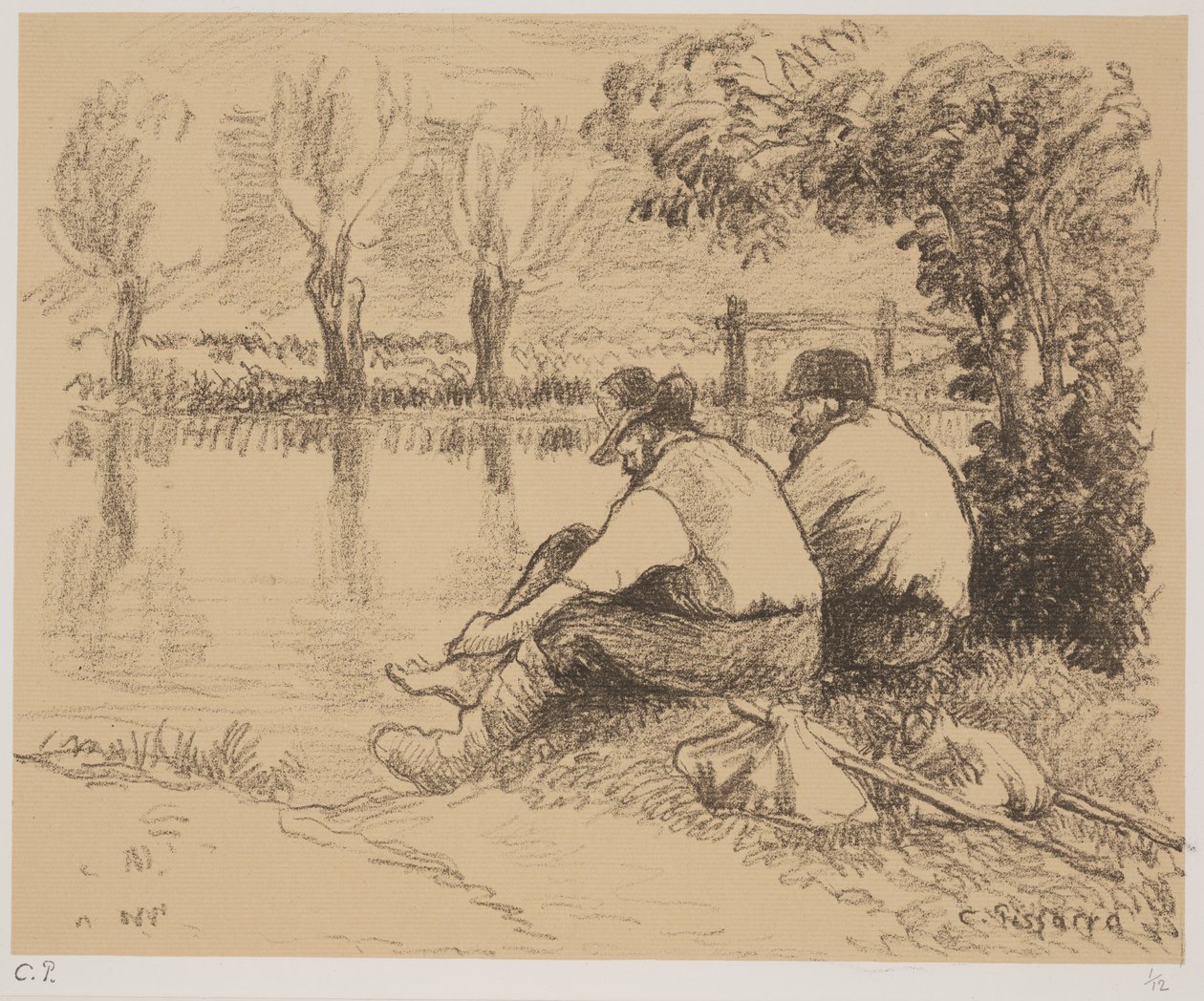 The Tramps by Camille Jacob Pissarro