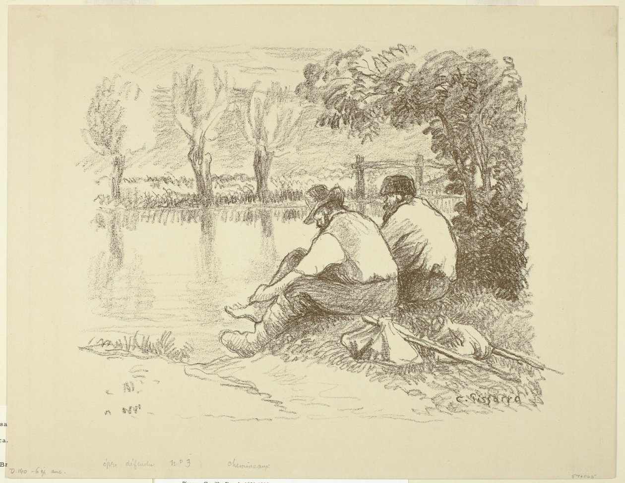 Tramps by Camille Pissarro
