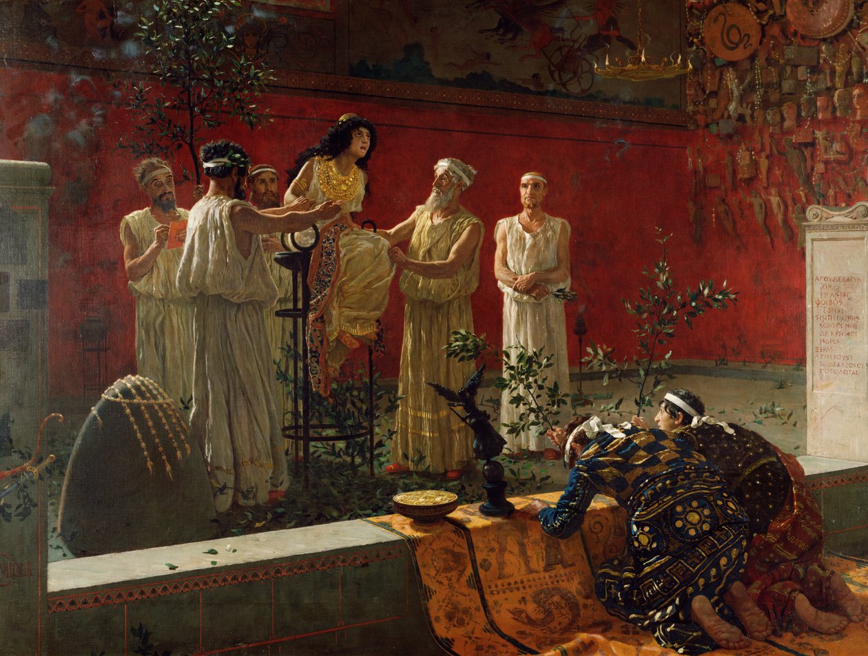The Oracle, 1880 by Camillo Miola