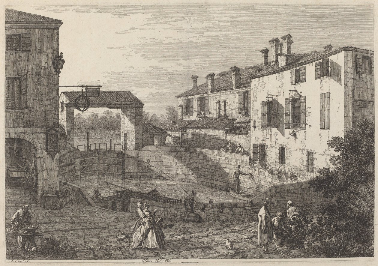 The Gates of Dolo by Canaletto