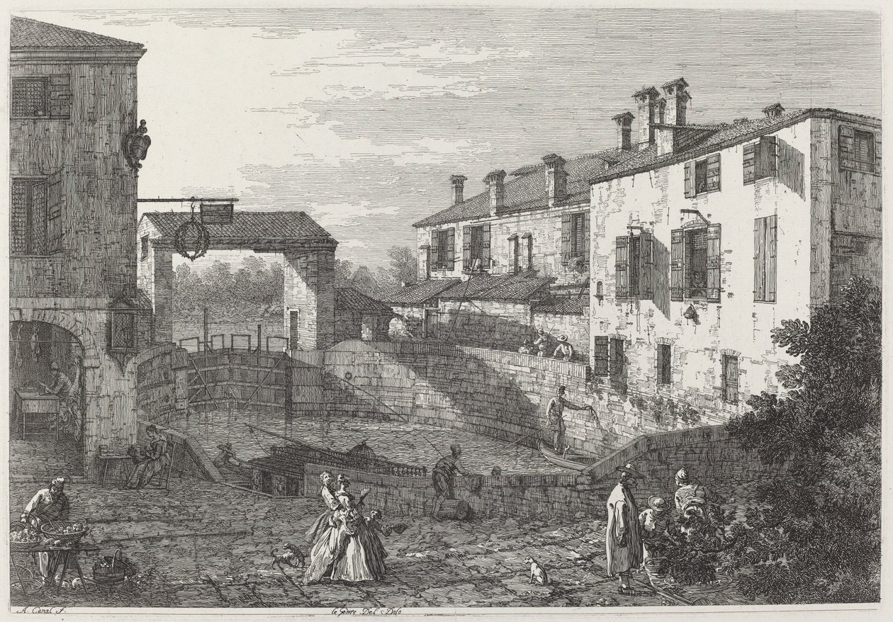 The Gates of Dolo by Canaletto