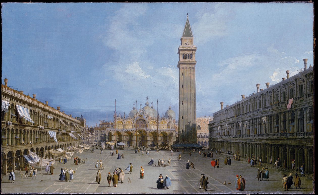 Piazza San Marco by Canaletto