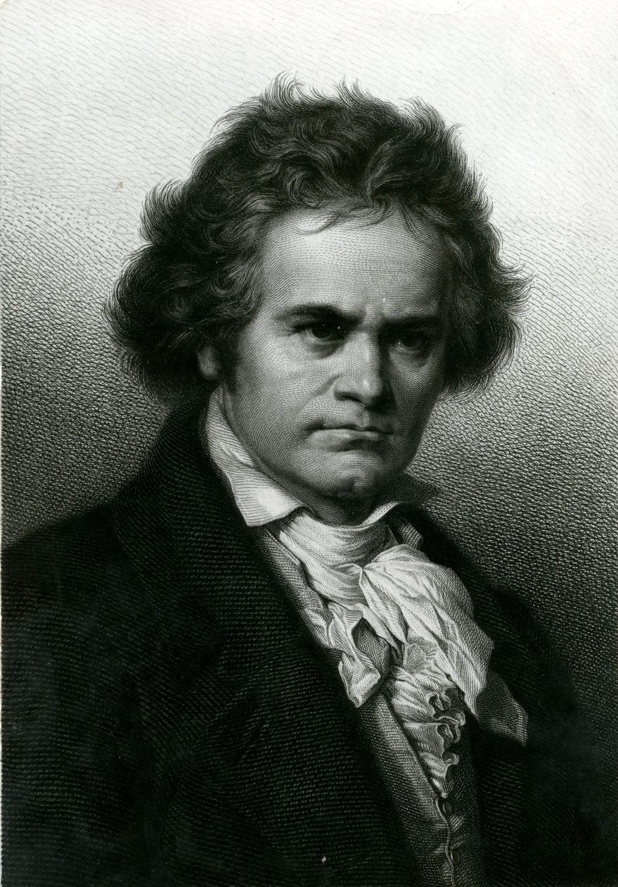 Portrait of Beethoven by Carl Jager