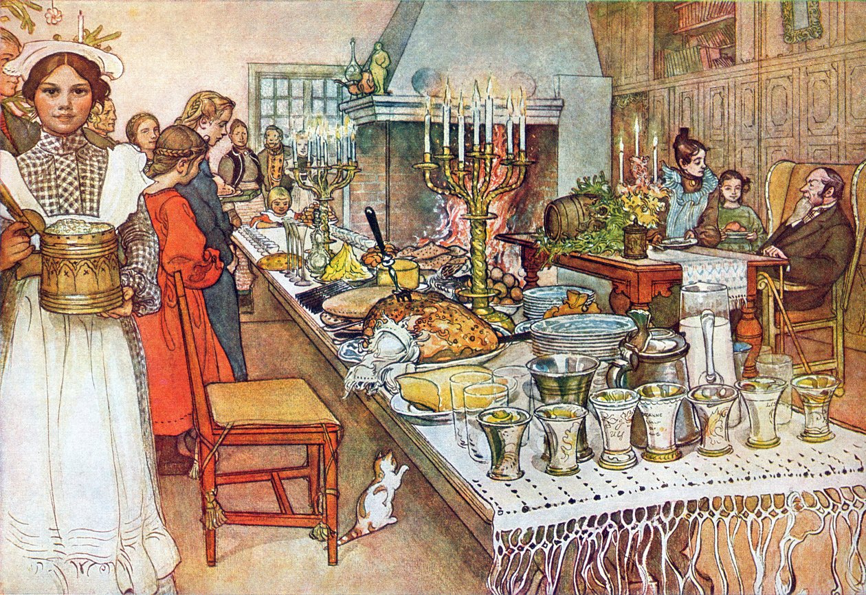 Christmas Eve by Carl Larsson