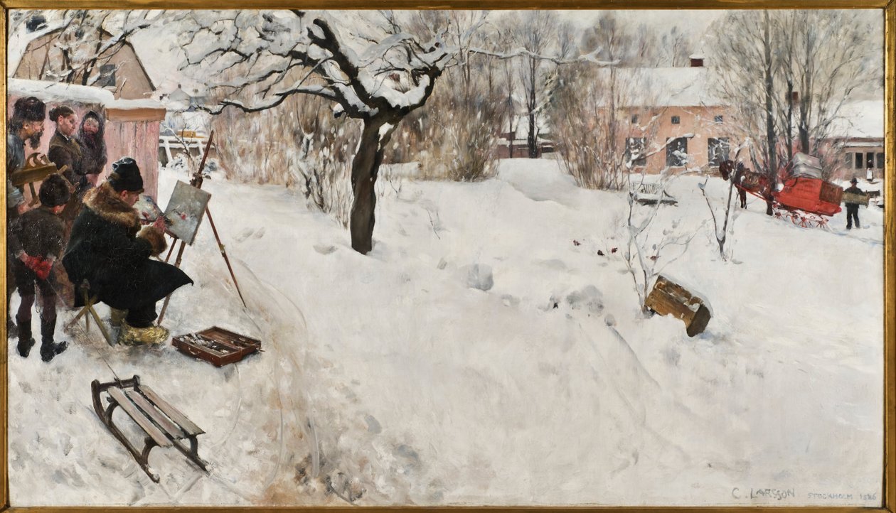 Open-Air Painter by Carl Larsson