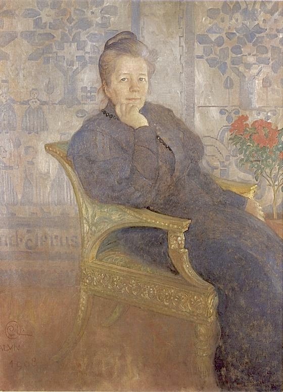 Selma Lagerlöf by Carl Larsson