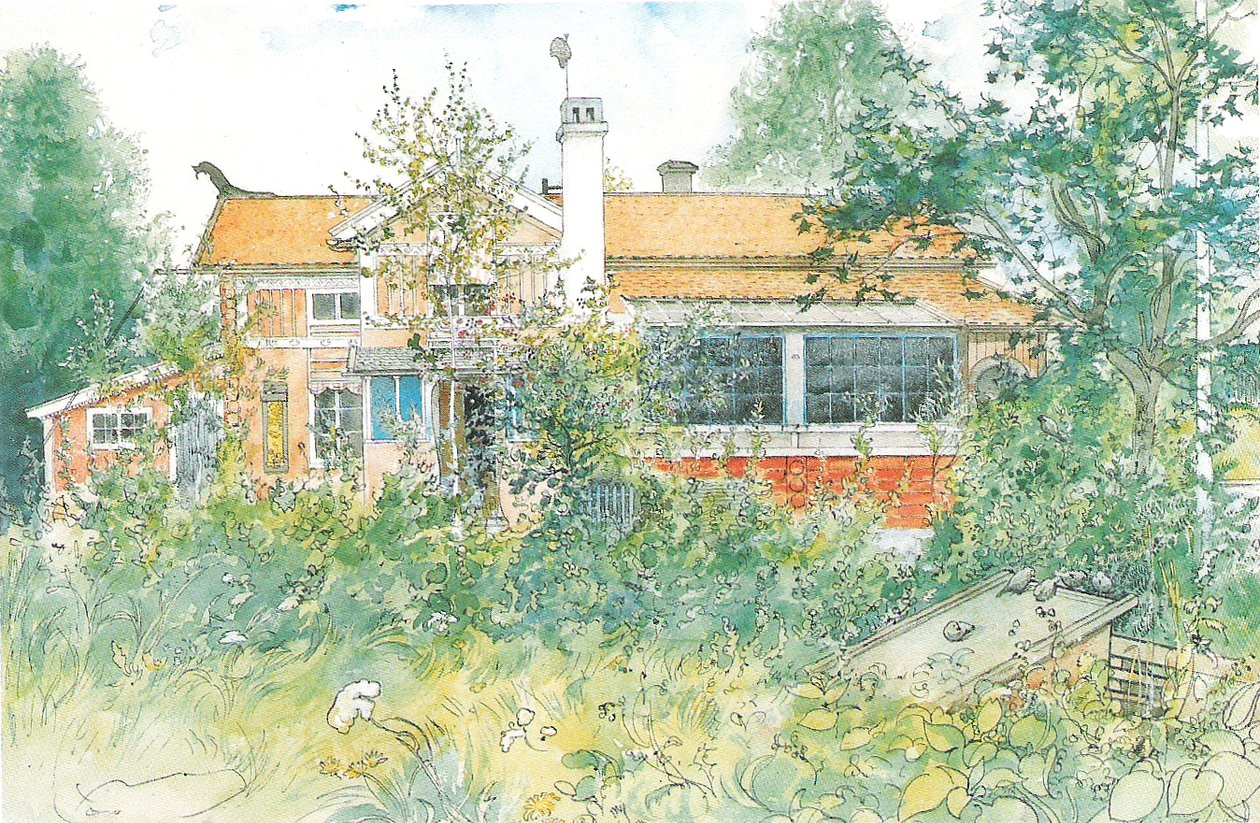 The Cottage by Carl Larsson