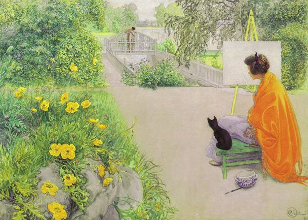 The Bridge by Carl Larsson