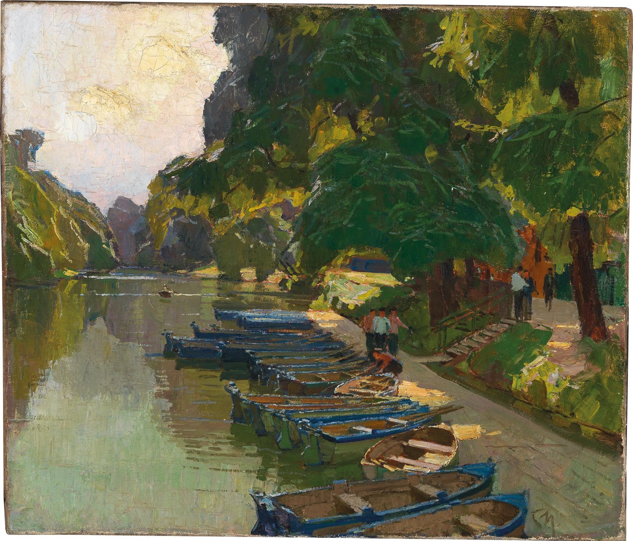 From the Vienna Prater I by Carl Moll