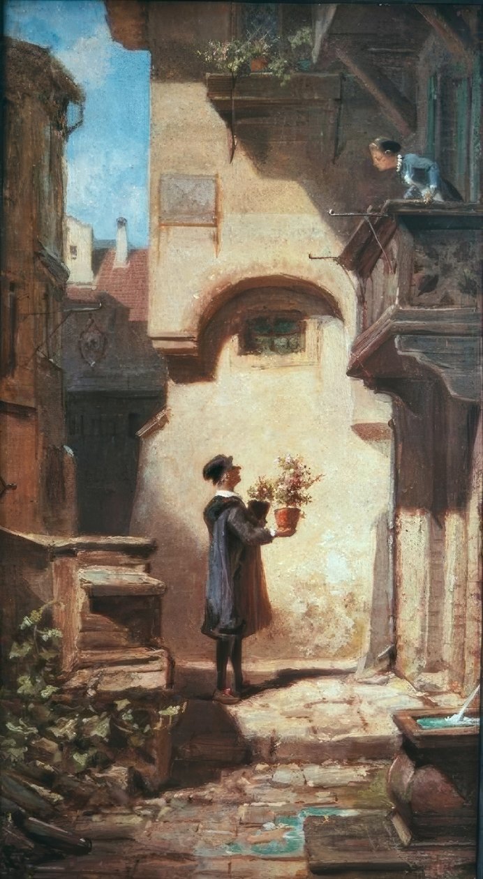 The Well-Wisher by Carl Spitzweg