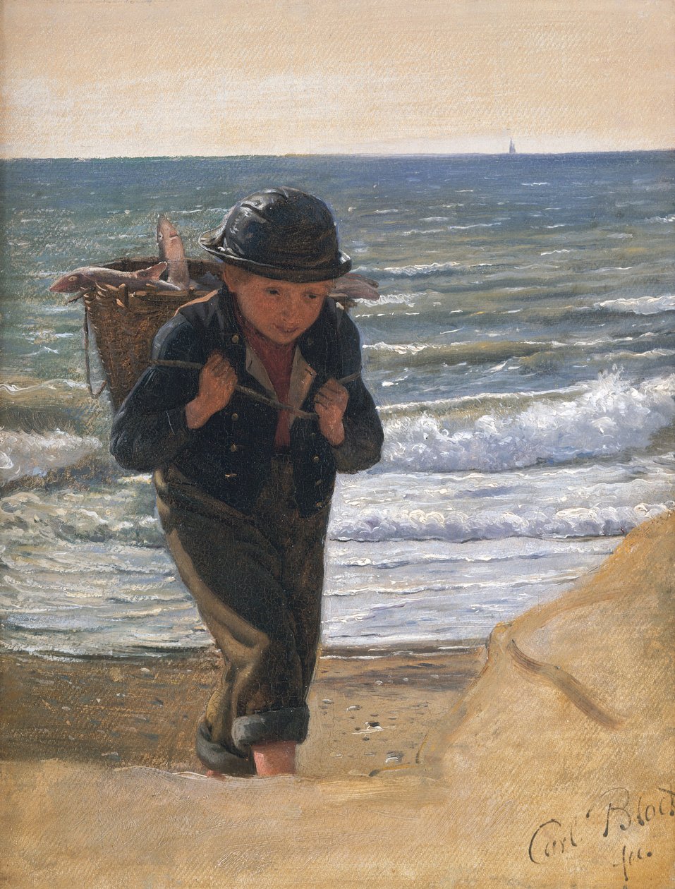 A Fisherboy by Carl Bloch