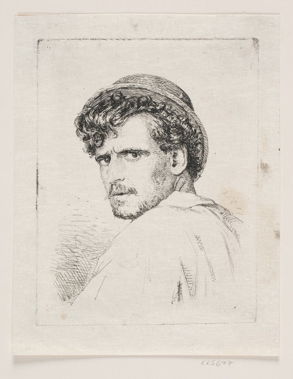Head of an Italian by Carl Bloch