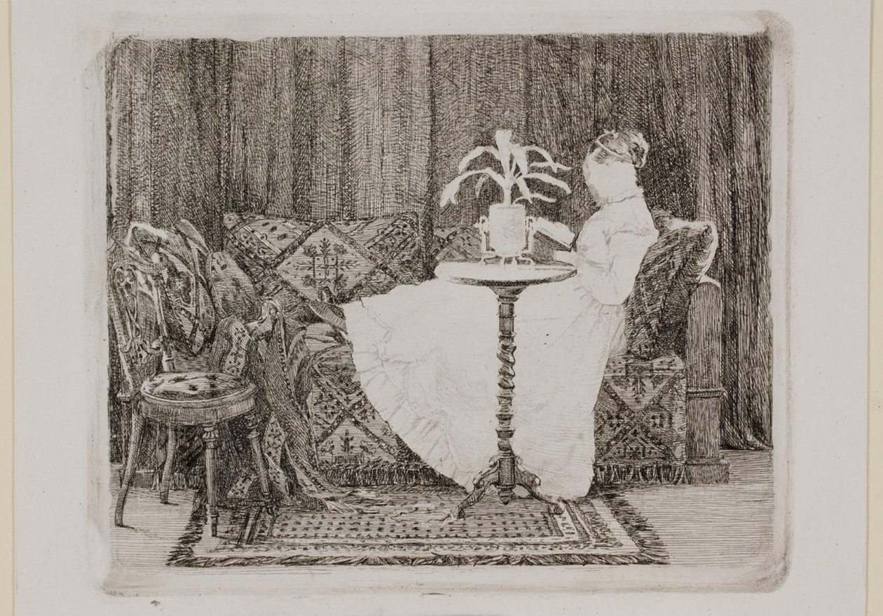 Reading Lady by Carl Bloch