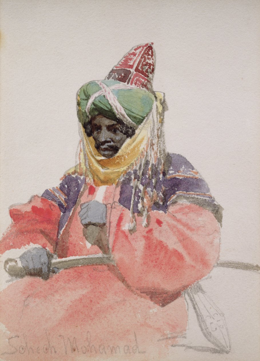 Portrait of an Arab by Carl Haag