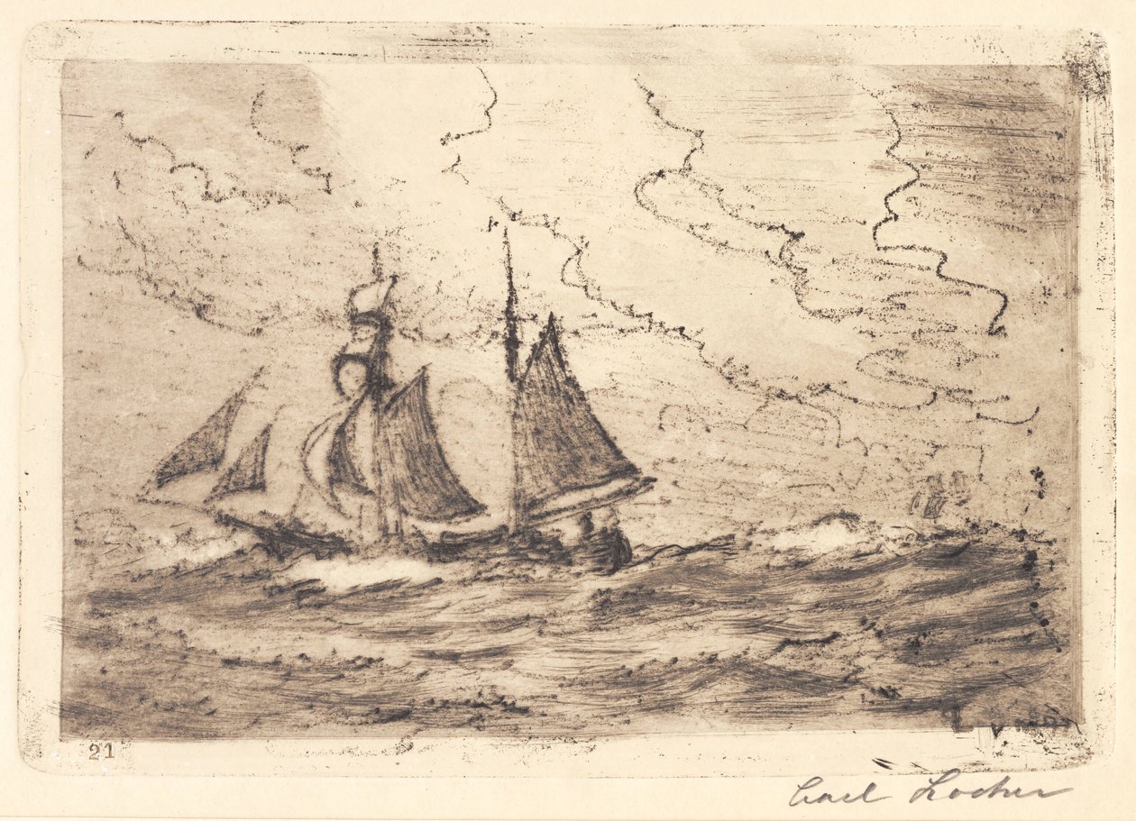 Strong Gale by Carl Locher