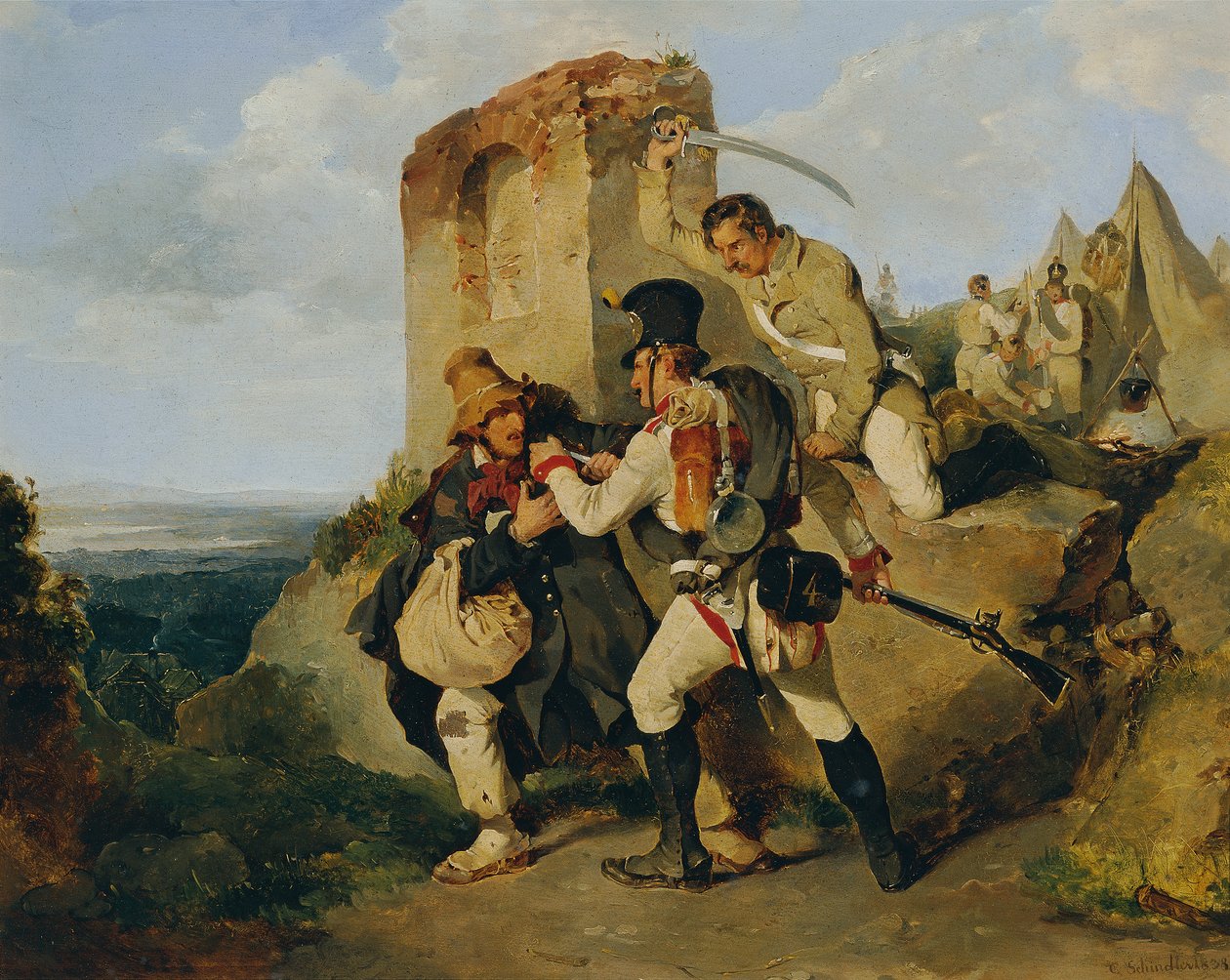 The Capture of the Spy by Carl Schindler