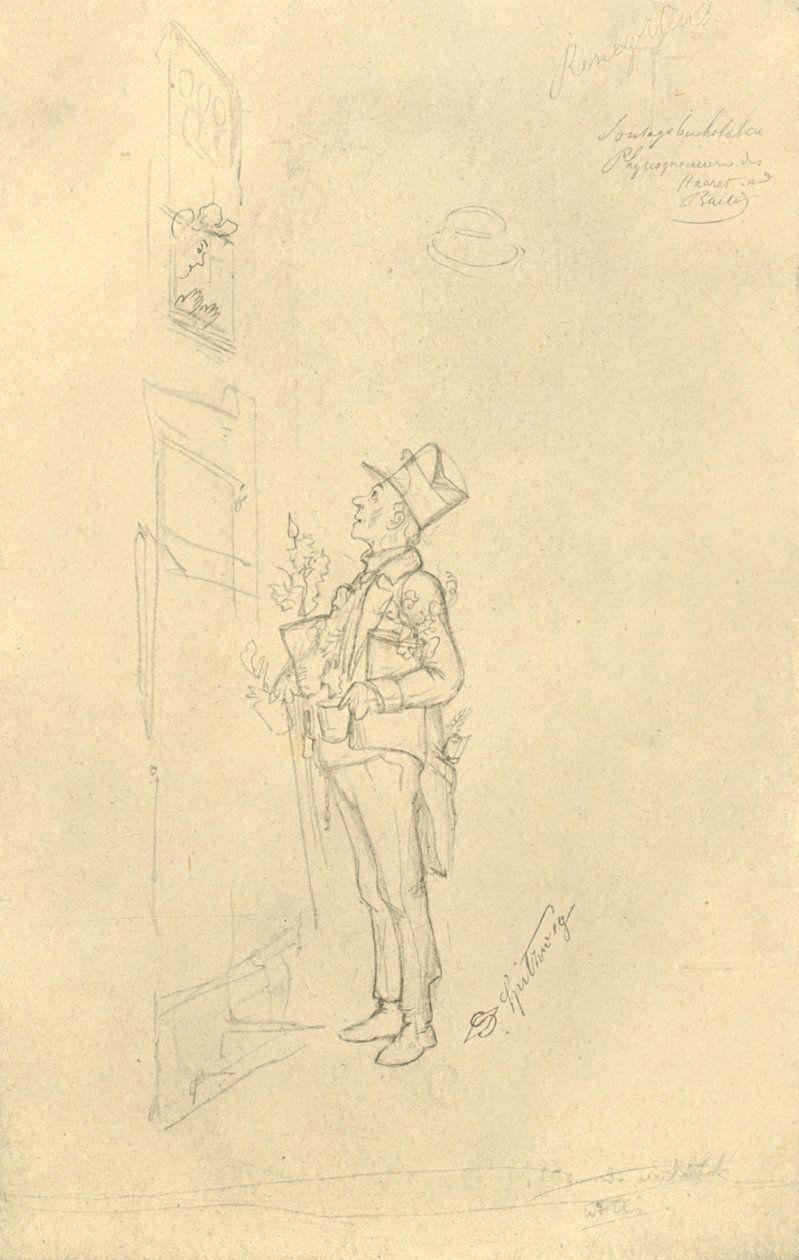 Der Gratulant by Carl Spitzweg