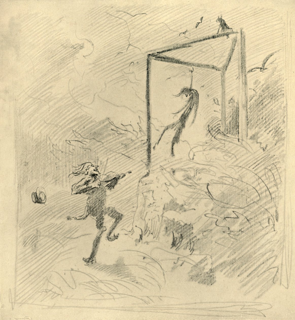 Galgenmusik by Carl Spitzweg