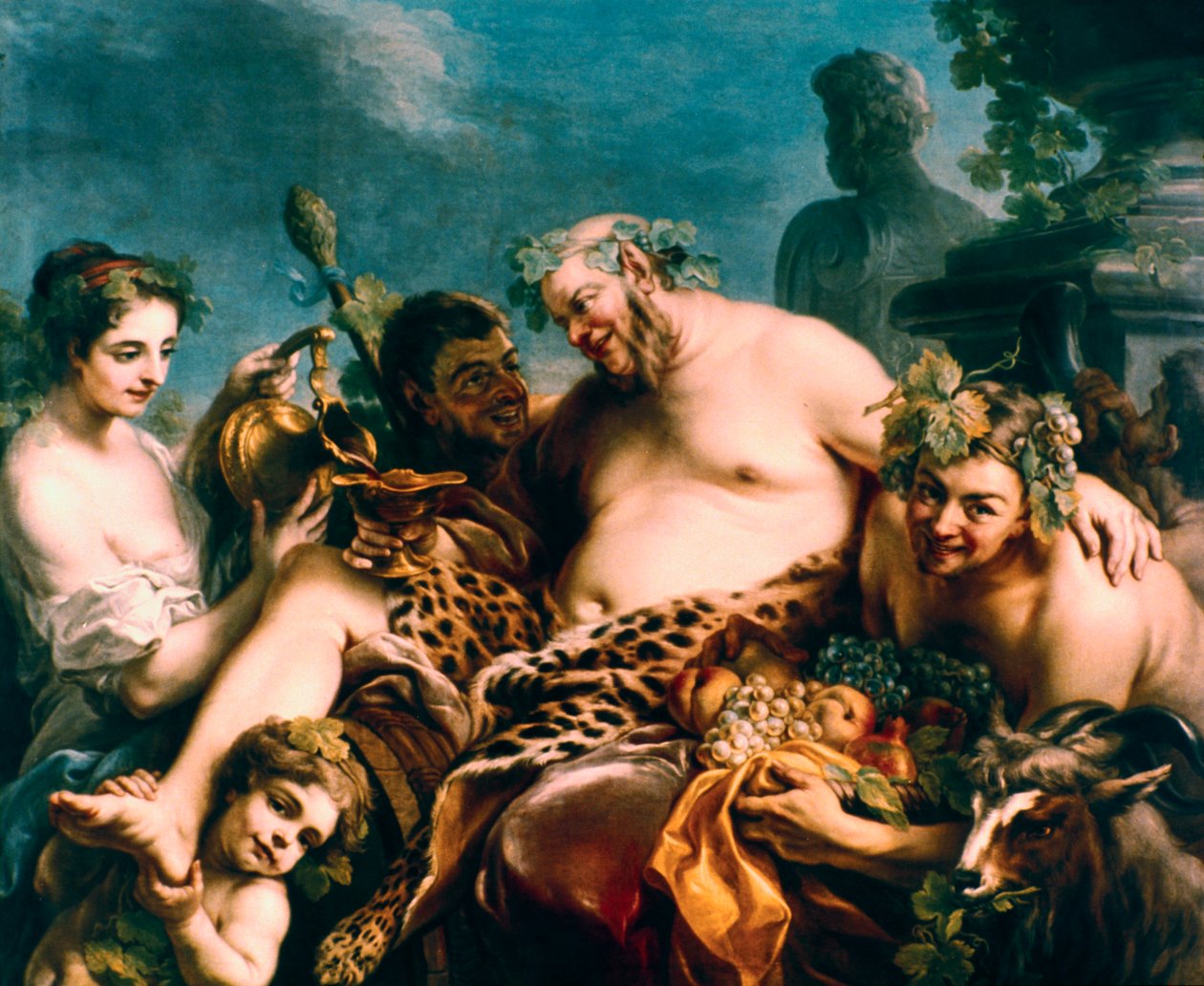 Drunken Silenus by Carle van Loo