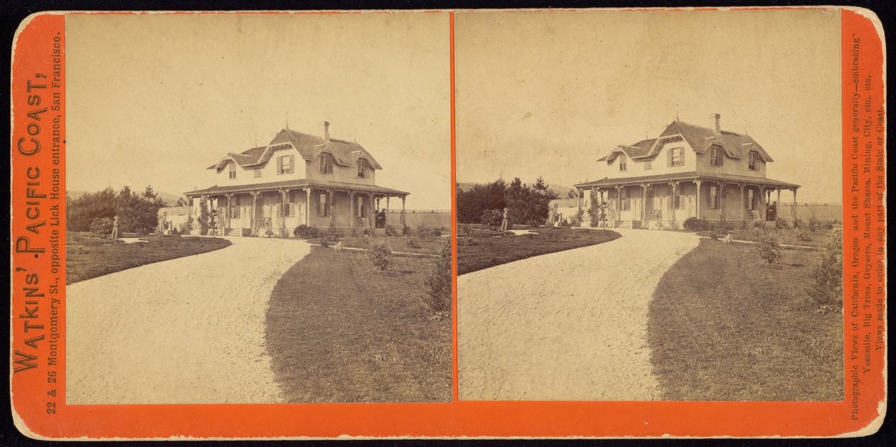 Unidentified Residence, Probably in California by Carleton E. Watkins