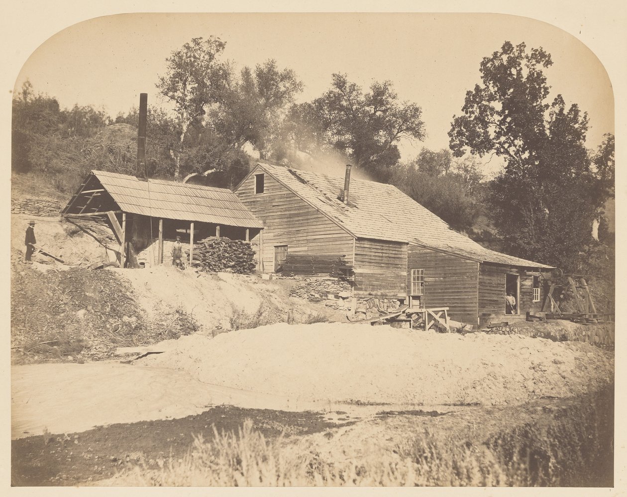 Agua Fria Mill by Carleton Watkins