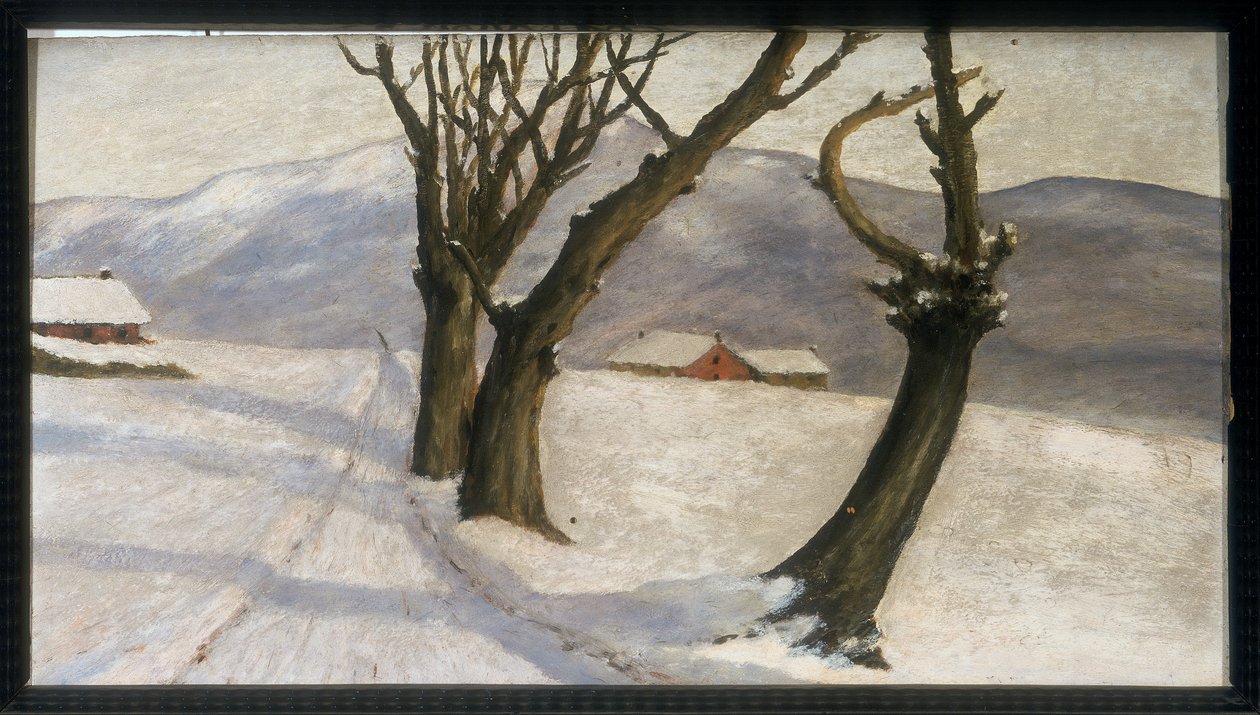Winter Landscape by Carlo Ferrario