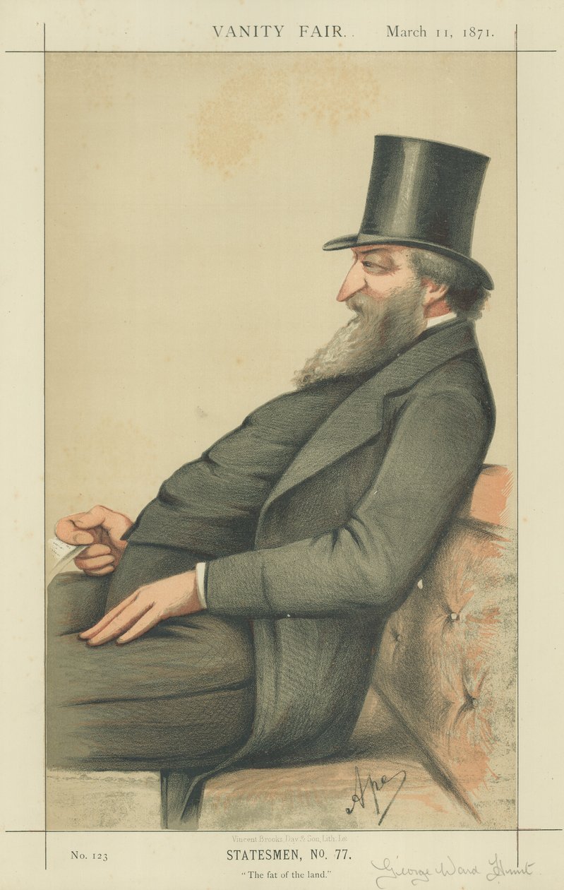 The Right Hon George Ward Hunt by Carlo Pellegrini