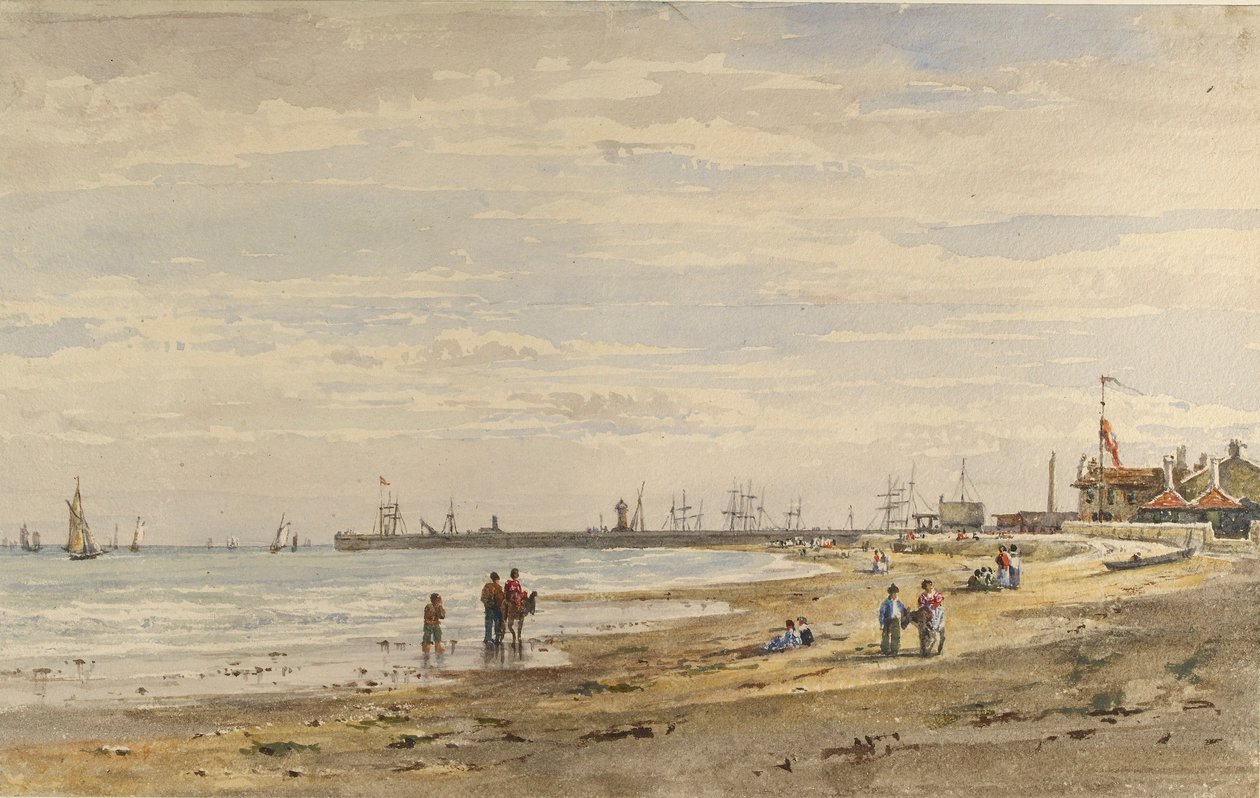 Ramsgate Pier by Caroline Davidson