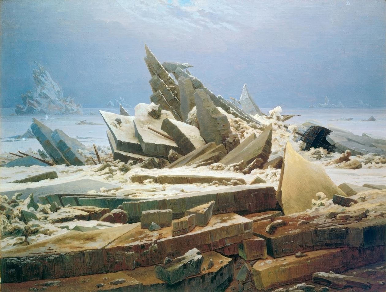 The Ice Sea by Caspar David Friedrich