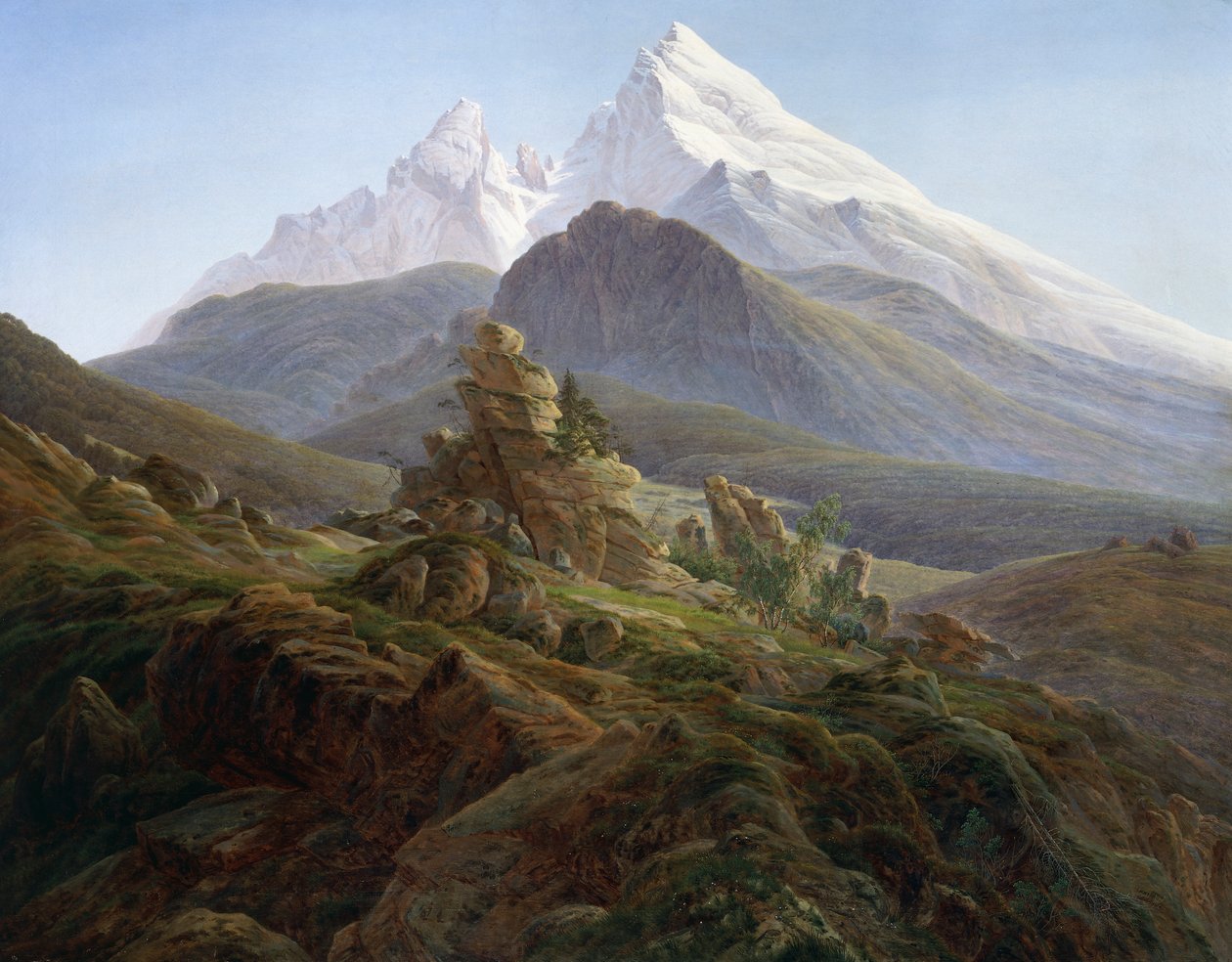 The Watzmann by Caspar David Friedrich