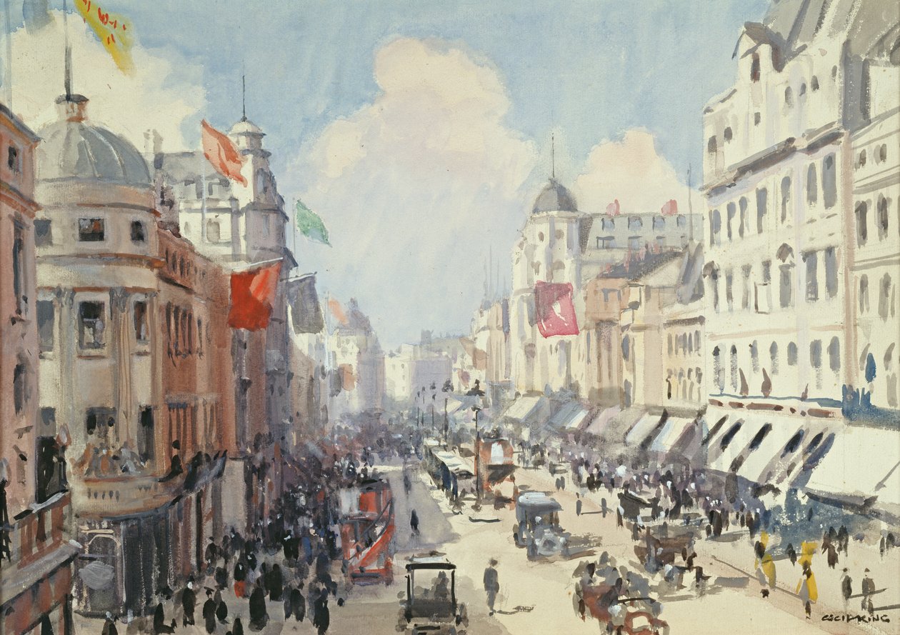 Regent Street, London by Cecil King