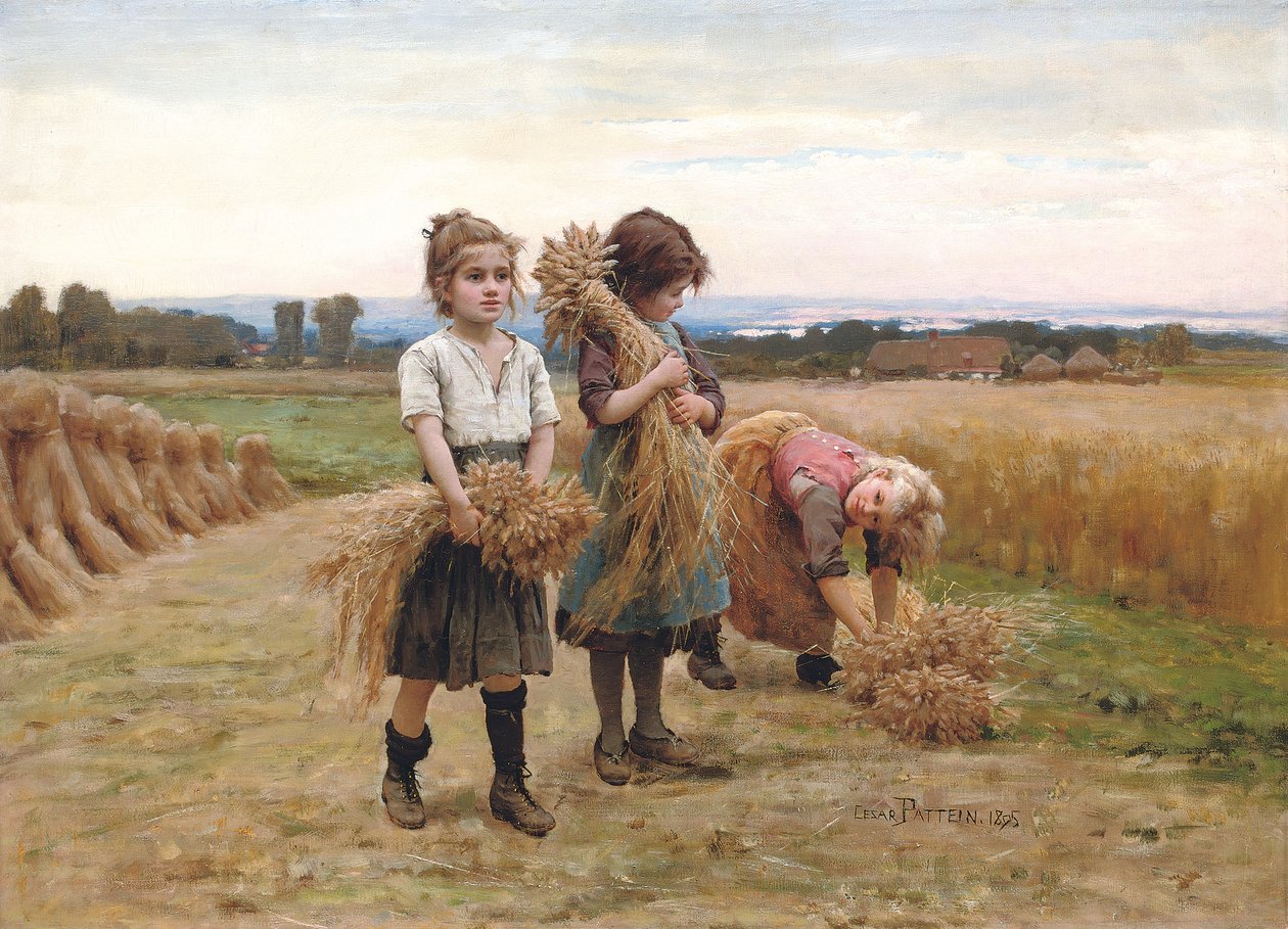 The Young Harvesters by Cesar Pattein