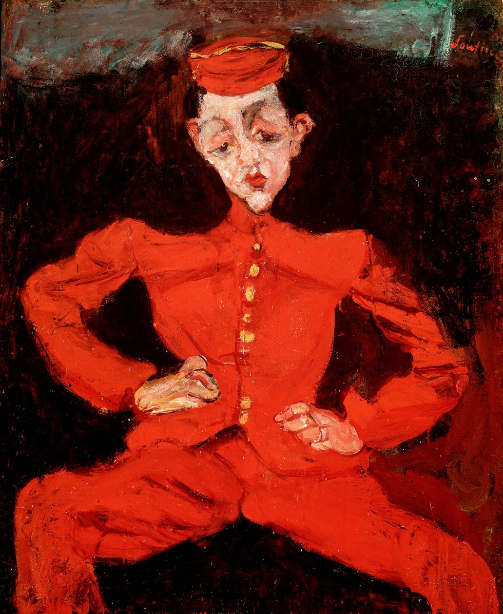 The Bellboy. Painting by Chaim Soutine by Chaim Soutine