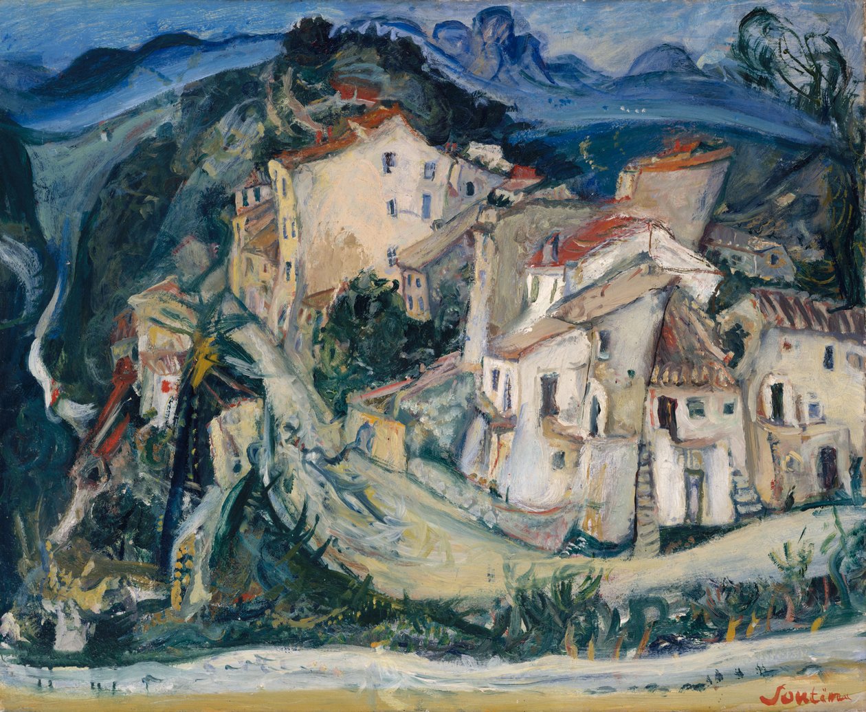 View of Cagnes by Chaim Soutine