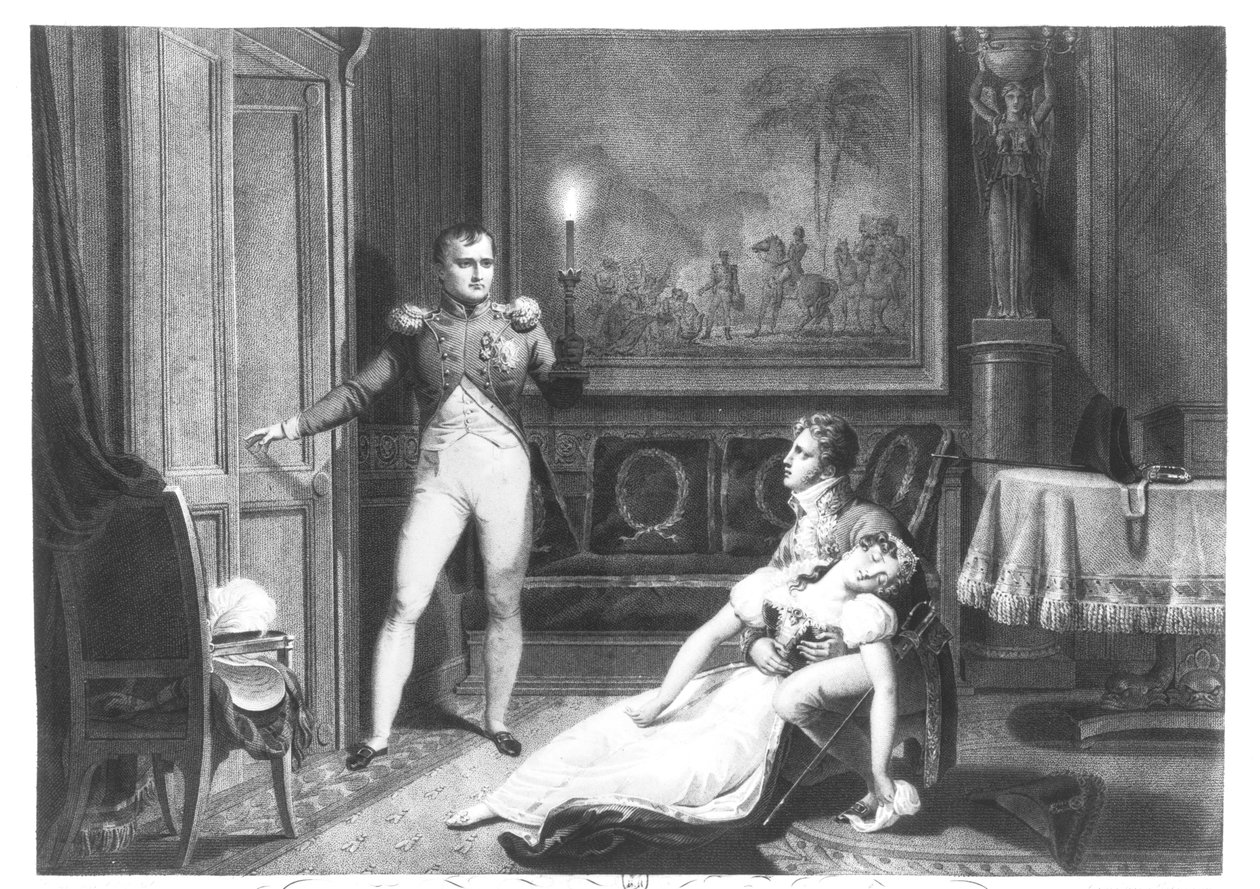 The Divorce of Napoleon I and Josephine Tascher de la Pagerie, 30th November 1809 by Charles Abraham Chasselat